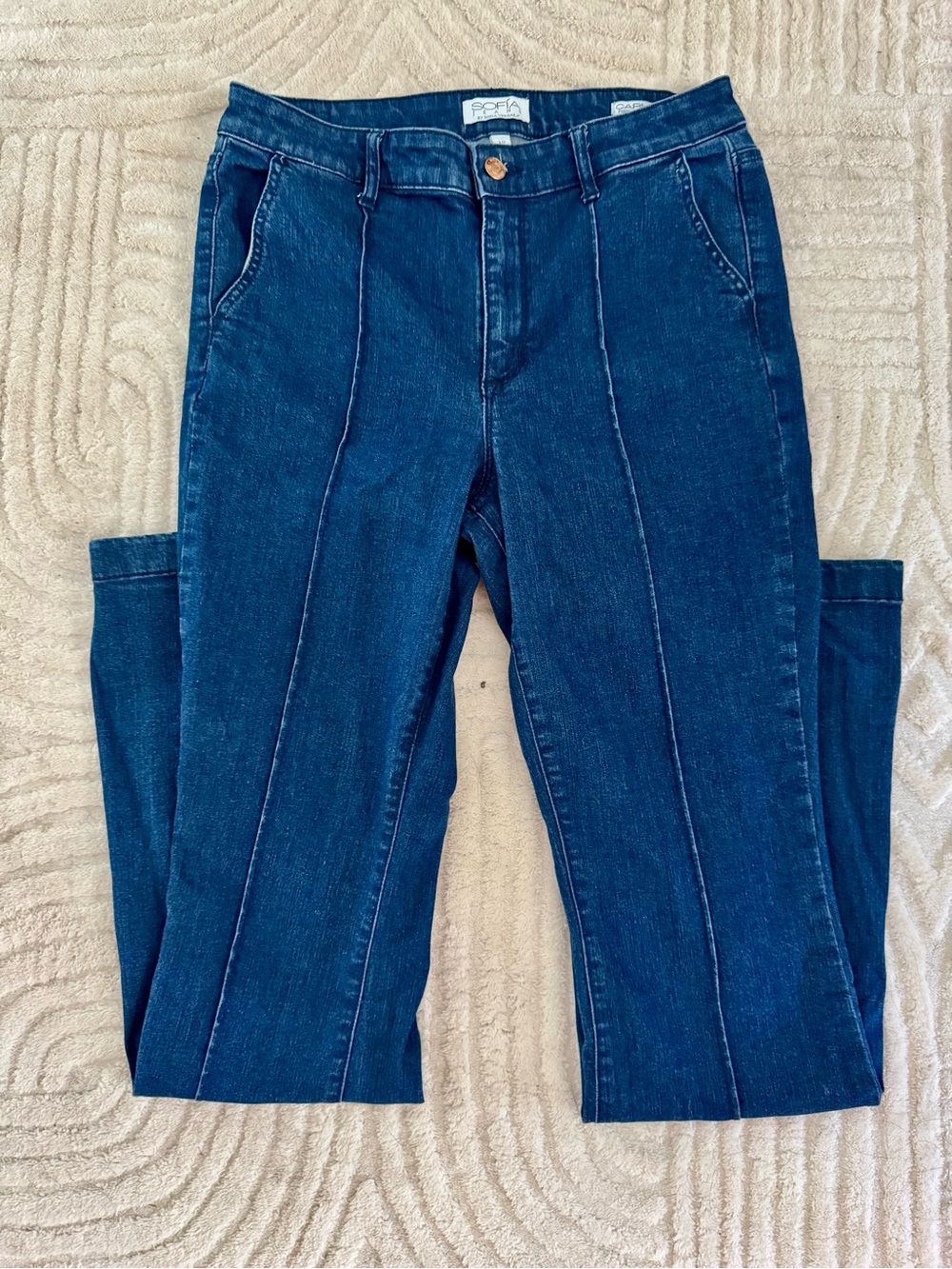 sofia by sofia vergara Dark Blue Boot-Cut Jeans
